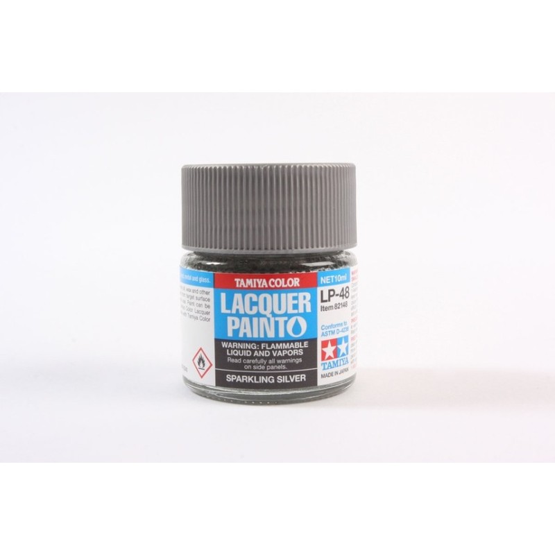 PINTURA LACA PLATA BRILLANTE LP-48 10 ml - Tamiya 82148