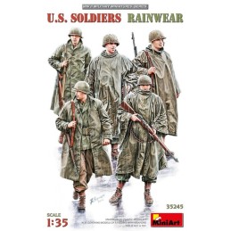 SOLDADOS U.S. ARMY CON CHUBASQUEROS -Escala 1/35- MiniArt 35245