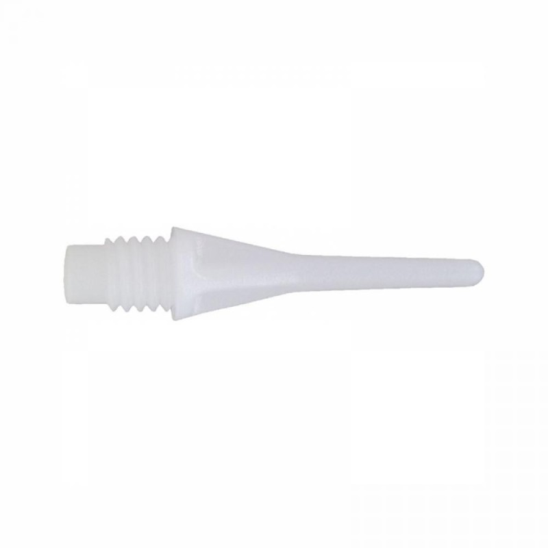 PUNTAS DARDOS PLASTICO BLANCO 2BA 18,3mm (100 unidades)