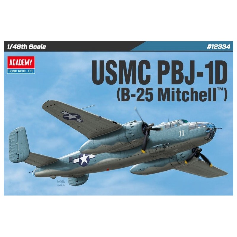 NORTH AMERICAN PBJ-1D MITCHELL -Escala 1/48-  ACADEMY 12334