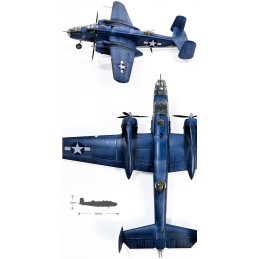 NORTH AMERICAN PBJ-1D MITCHELL -Escala 1/48-  ACADEMY 12334