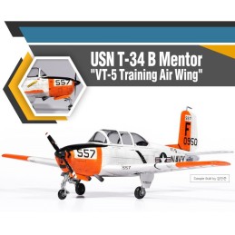 BEECHCRAFT T-34 B MENTOR U.S. Navy "VT-5 Training Air Wing" -Escala 1/48- Academy 12361