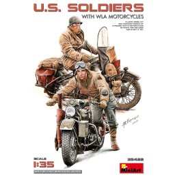 MOTOCICLETAS WLA & SOLDADOS U.S. ARMY -Escala 1/35- MiniArt 35422