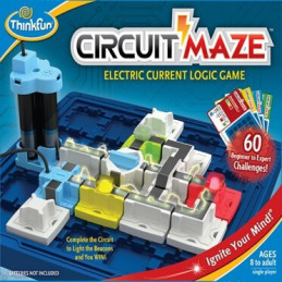 CIRCUIT MAZE - ELECTRIC LOGIC GAME - THINKFUN 76341