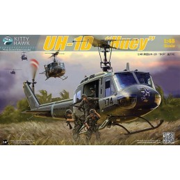 BELL UH-1 D IROQUOIS / HUEY -Escala 1/48- Kitty Hawk 80154