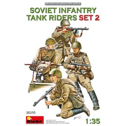 INFANTERIA SOVIETICA SOBRE CARRO SET 2 -Escala 1/35- MiniArt 35310