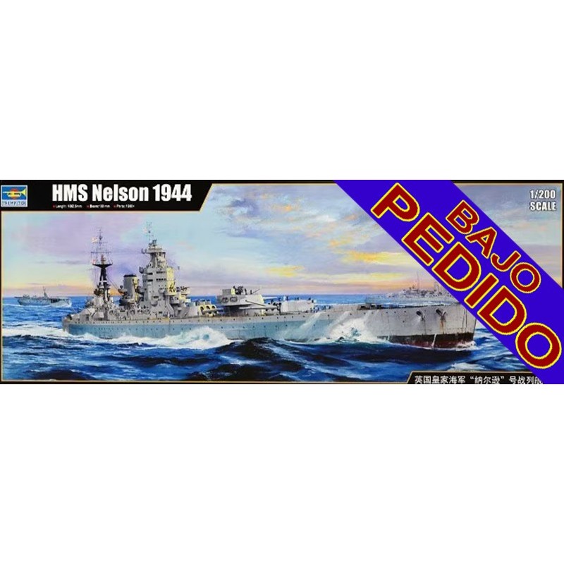 ACORAZADO H.M.S. NELSON 1944 -Escala 1/200 - Trumpeter 03708