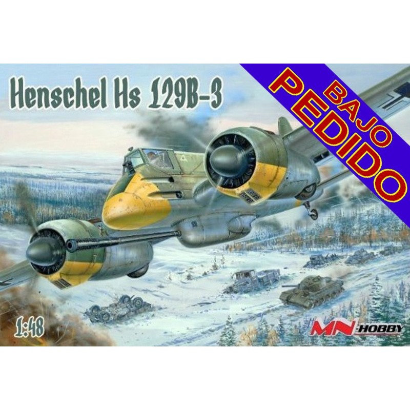 HENSCHEL Hs-129 B-3 -Escala 1/48- MN-Hobby 48MN001