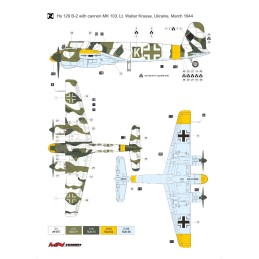 HENSCHEL Hs-129 B-2 & Cañon MK 101 & MK103 -Escala 1/48-  MN-Hobby  48MN002