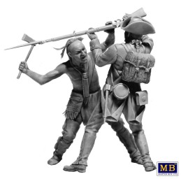 Indian Wars series: LOS MOHICANOS. COMBATE MORTAL Nº 7 -Escala 1/35- Master Box LTD 35236]