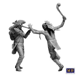 Indian Wars series: LOS MOHICANOS. COMBATE MORTAL Nº 7 -Escala 1/35- Master Box LTD 35236]