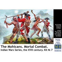 Indian Wars series: LOS MOHICANOS. COMBATE MORTAL Nº 7 -Escala 1/35- Master Box LTD 35236]