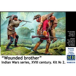 Indian Wars series: HERMANO HERIDO Nº 2 -Escala 1/35- Master Box 35210