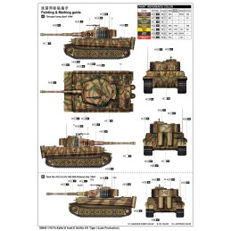 CARRO DE COMBATE Sd.Kfz. 181 Ausf.E Late TIGER I -Escala 1/16- Trumpeter 00945