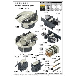 CARRO DE COMBATE Sd.Kfz. 181 Ausf.E Late TIGER I -Escala 1/16- Trumpeter 00945