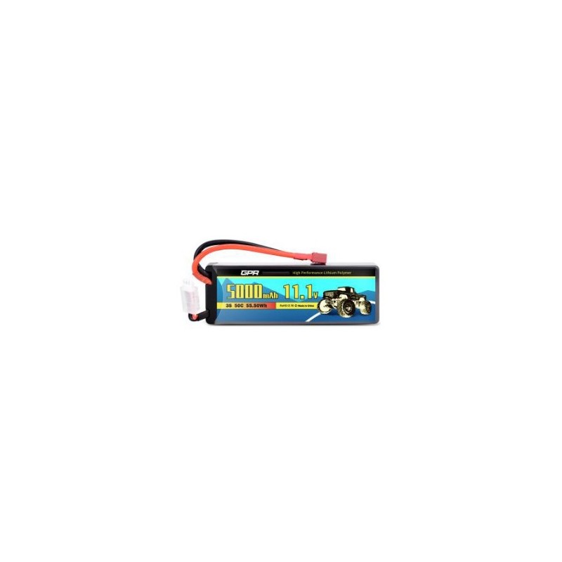 BATERIA LIPO 11.1V 5000MAH 50C CONECTOR DEAN