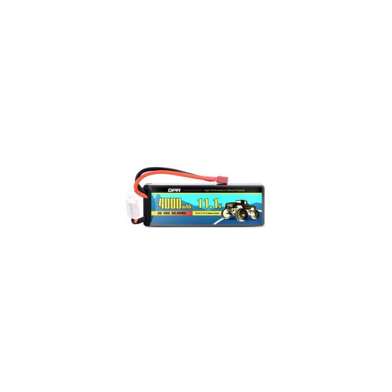 BATERIA LIPO 11.1V 4000MAH 50C CONECTOR DEAN