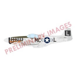 NORTH AMERICAN P-51B/C Mustang w/ dorsal fin (PROFIPACK) -Escala 1/48- Eduard 82108