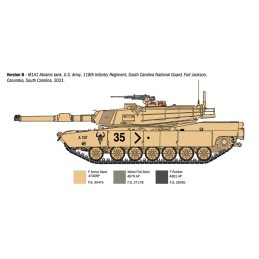 CARRO DE COMBATE M-1 A1 ABRAMS -Escala 1/35- Italeri 6596