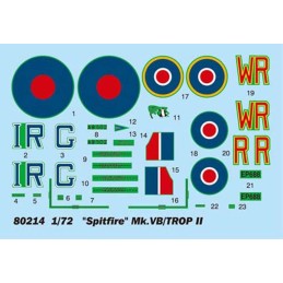 SUPERMARINE SPITFIRE MK-VB TROP -Escala 1/72- HOBBYBOSS 80214