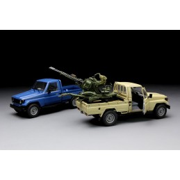 PICKUP TOYOTA & CAÑON ZU-23-2 -Escala 1/35- Meng Model VS-004