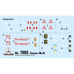 CARRO DE COMBATE CHURCHILL Mk-III - ESCALA 1/72 - ITALERI 7083