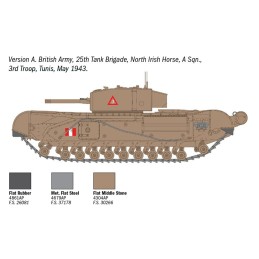 CARRO DE COMBATE CHURCHILL Mk-III - ESCALA 1/72 - ITALERI 7083