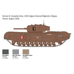 CARRO DE COMBATE CHURCHILL Mk-III - ESCALA 1/72 - ITALERI 7083