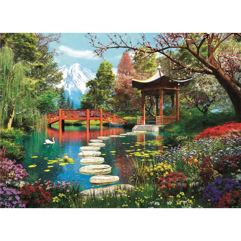 PUZZLE 1000 Pzas. JARDINES FUJI - Clementoni 39513