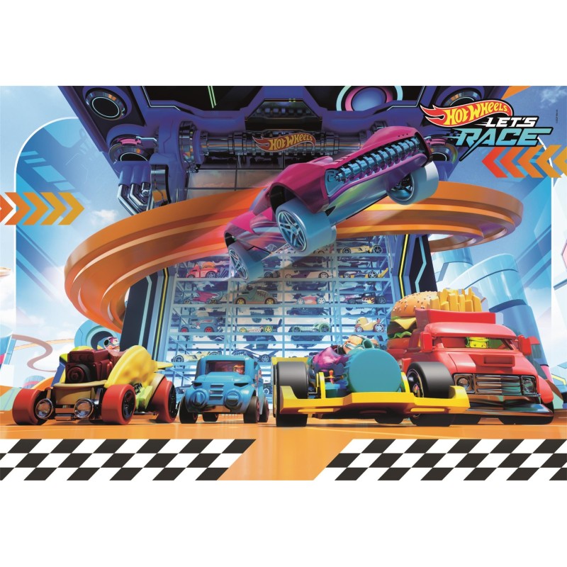 PUZZLE 104 Pzas. SUPER HOTWHEELS 2 - Clementoni 25777