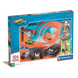 PUZZLE 104 Pzas. SUPER HOTWHEELS - Clementoni 25776