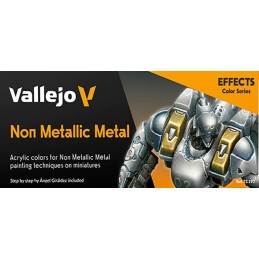 SET PINTURAS NON METALLIC METAL (8 BOTES) VALLEJO 72193