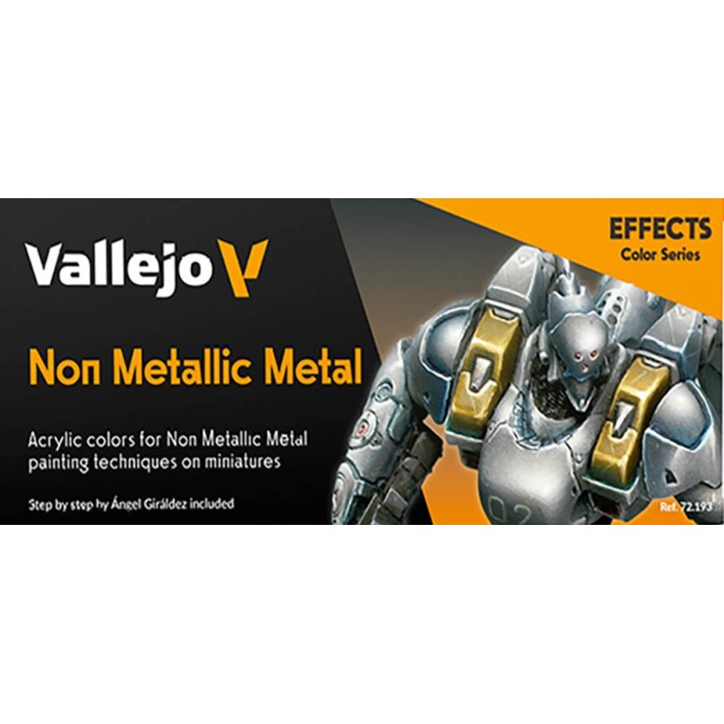 SET PINTURAS NON METALLIC METAL (8 BOTES) VALLEJO 72193