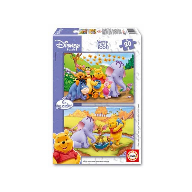 PUZZLE 2X20 PZAS WINNIE Y HEFFALUMP