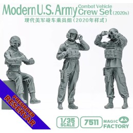 TRIPULACION VEHICULOS U.S. ARMY MODERNOS -Escala 1/35- Magic Factory 7511