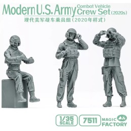 TRIPULACION VEHICULOS U.S. ARMY MODERNOS -Escala 1/35- Magic Factory 7511