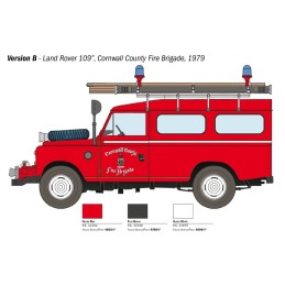 LAND ROVER 109 BOMBEROS (Barcelona) -Escala 1/24- ITALERI 3660