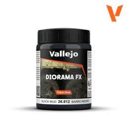 Diorama FX: BARRO NEGRO (200 ml) - Acrylicos Vallejo 26812