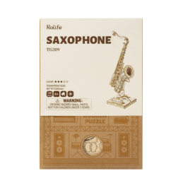 SAXOFON KIT 3D EN MADERA - ROBOTIME TG309