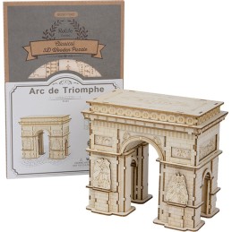 ARCO DEL TRIUNFO - PUZZLE 3D MADERA - 118 PIEZAS - ROBO TIME TG502