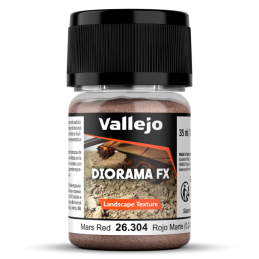 DIORAMA FX: GRAVA ROJO MARTE 0.5-1mm (35 ml) - Acrylicos Vallejo 26304