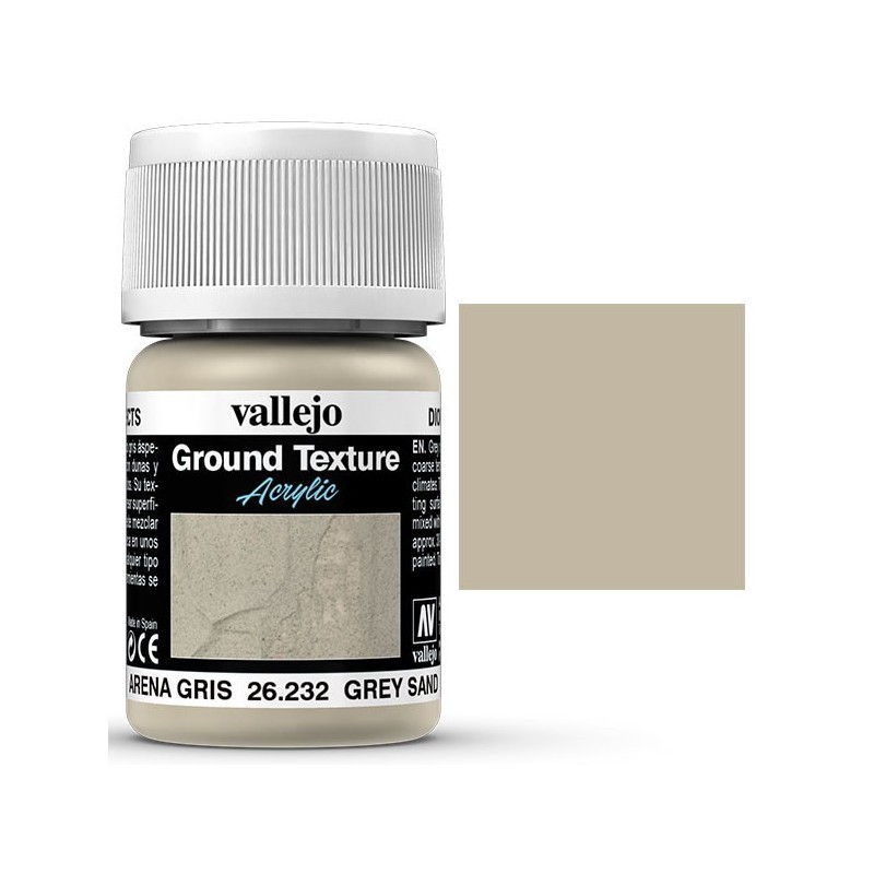 PASTA ARENISCA COLOR GRIS (60 ml)