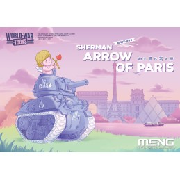 CARRO DE COMBATE  SHERMAN ARROW OF PARIS -TOONS- Meng Model WWV-005