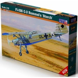 FIESELER Fi-156 C-3 STORCH "Rommel" -Escala 1/72- Mister Hobby Kits Craft 042042 / d-204