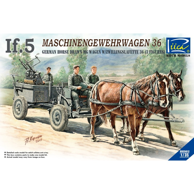 CARROMATO If.5 Maschinengewehrwagen 36 -Escala 1/35- Riich Models RV35012