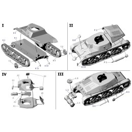 CARRO DE COMBATE HOTCHKISS H-35 (Inicial) -Escala 1/72- First to Fight 080