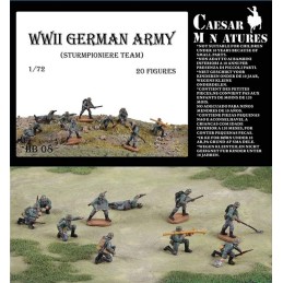 SOLDADOS ALEMANES (Sturmpionier) -Escala 1/72- Caesar Miniatures HB08