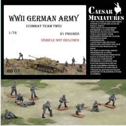 SOLDADOS ALEMANES (Combate Team 2) -Escala 1/72- Caesar Miniatures HB07