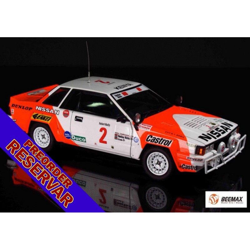 NISSAN 240RS "Safari Rally 1984" -Escala 1/24- BEEMAX BX24041