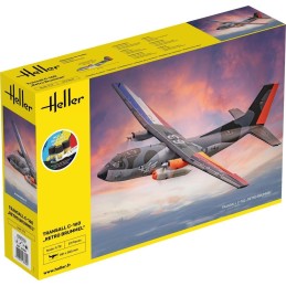 TRANSALL C-160 "RETRO BRUMMEL" (Pegamento & Pintura) -Escala 1/72- Heller 56358